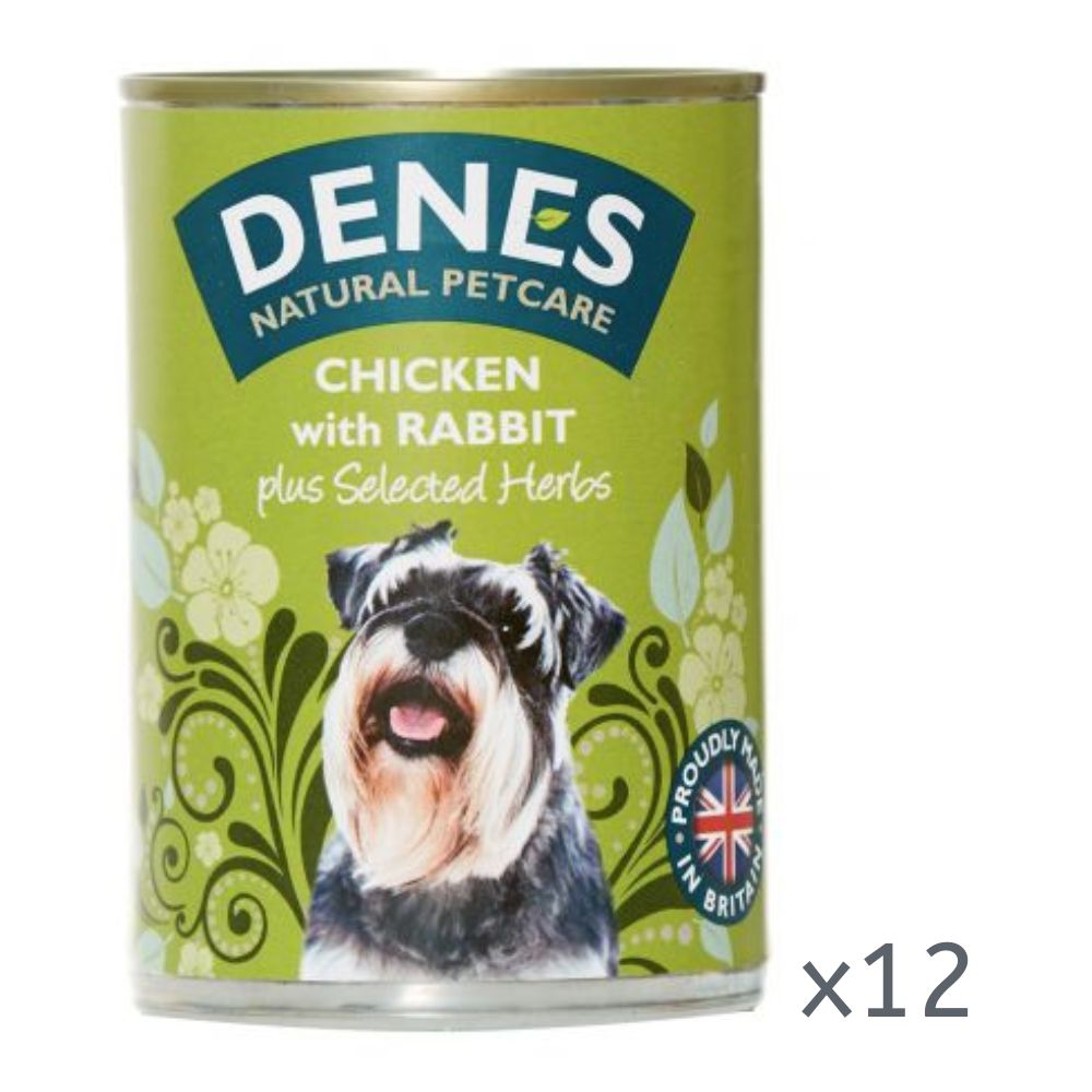 DENES Tins Chicken with Rabbit & Herbs 12x400g