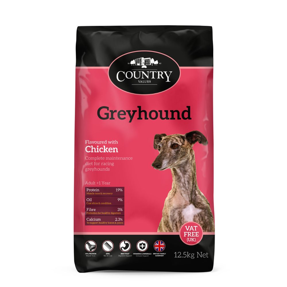 Country Values Greyhound Chicken Flavour 12.5kg
