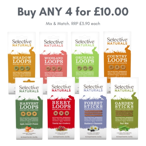 Selective Naturals Treats Multibuy Deal ANY 4 for £10