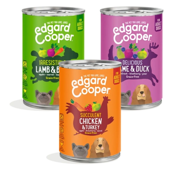 Edgard & Cooper Tins Variety Pack 6x400g
