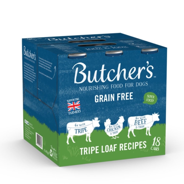 Butchers Tripe Loaf Recipes Tins 18x400g