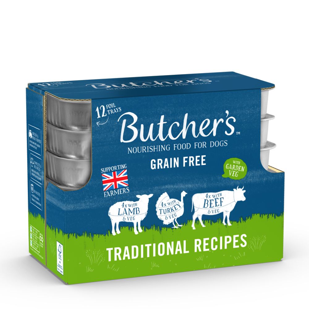 Butchers Traditional Recipes Wet Tray Variety 12x150g