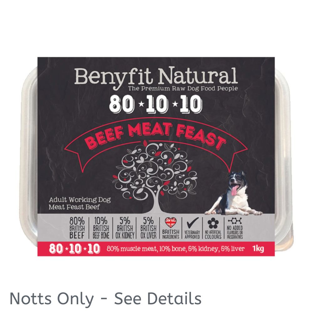 Benyfit Natural Beef Meat Feast 80:10:10 [NOTTS Only]