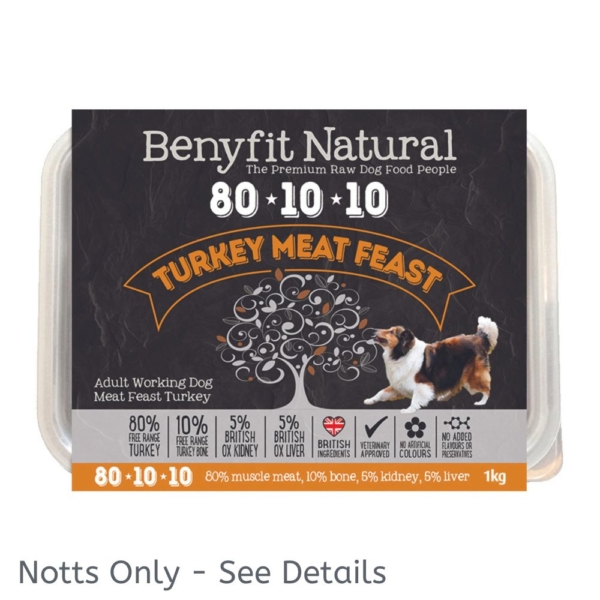 Benyfit Natural Turkey Meat Feast 80:10:10 [NOTTS Only]
