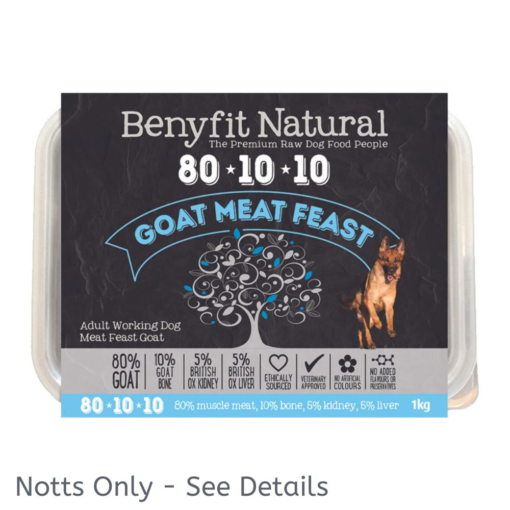 Benyfit Natural Goat Meat Feast 80:10:10 [NOTTS Only]