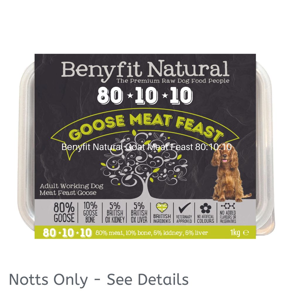 Benyfit Natural Goose Meat Feast 80:10:10 [NOTTS Only]