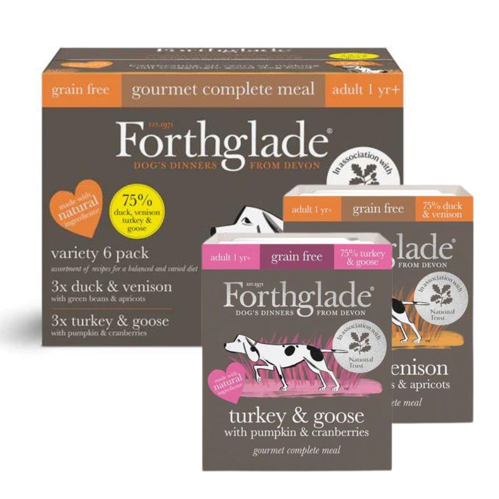 Forthglade Gourmet Variety Pack Trays 6x395g