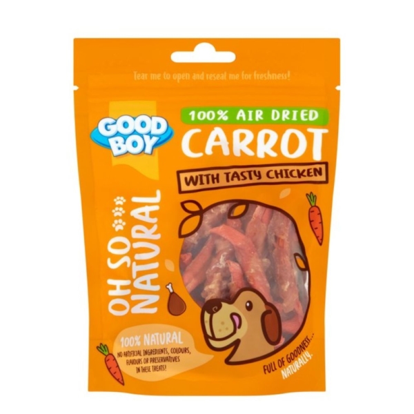 Good Boy Oh So Natural Carrot Treats with Chicken 85g