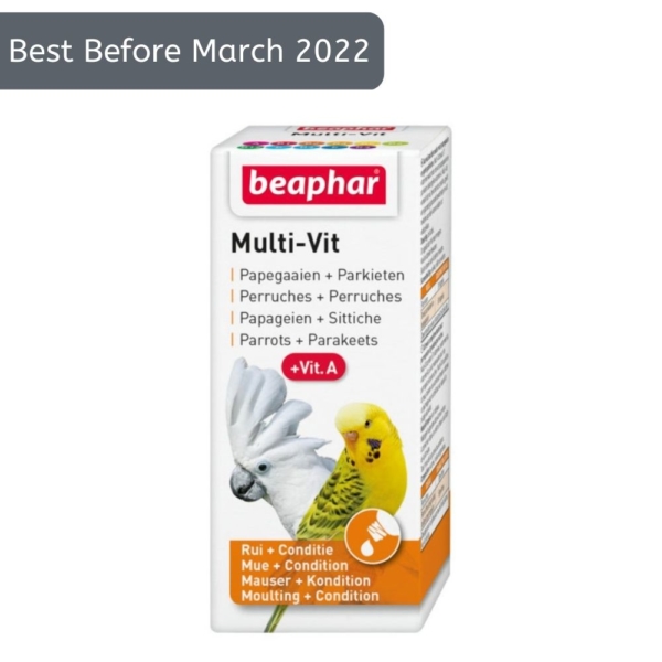 Beaphar MultiVit Parrot 20ml [BB 03-22]