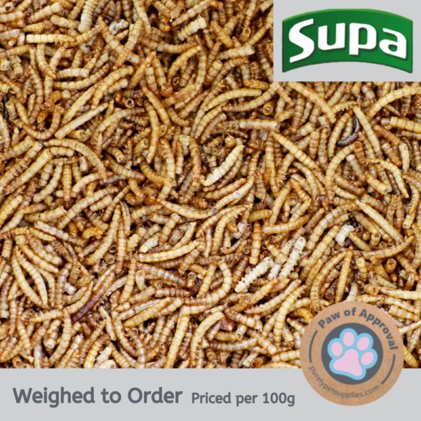 Dried Mealworms [per 100g]