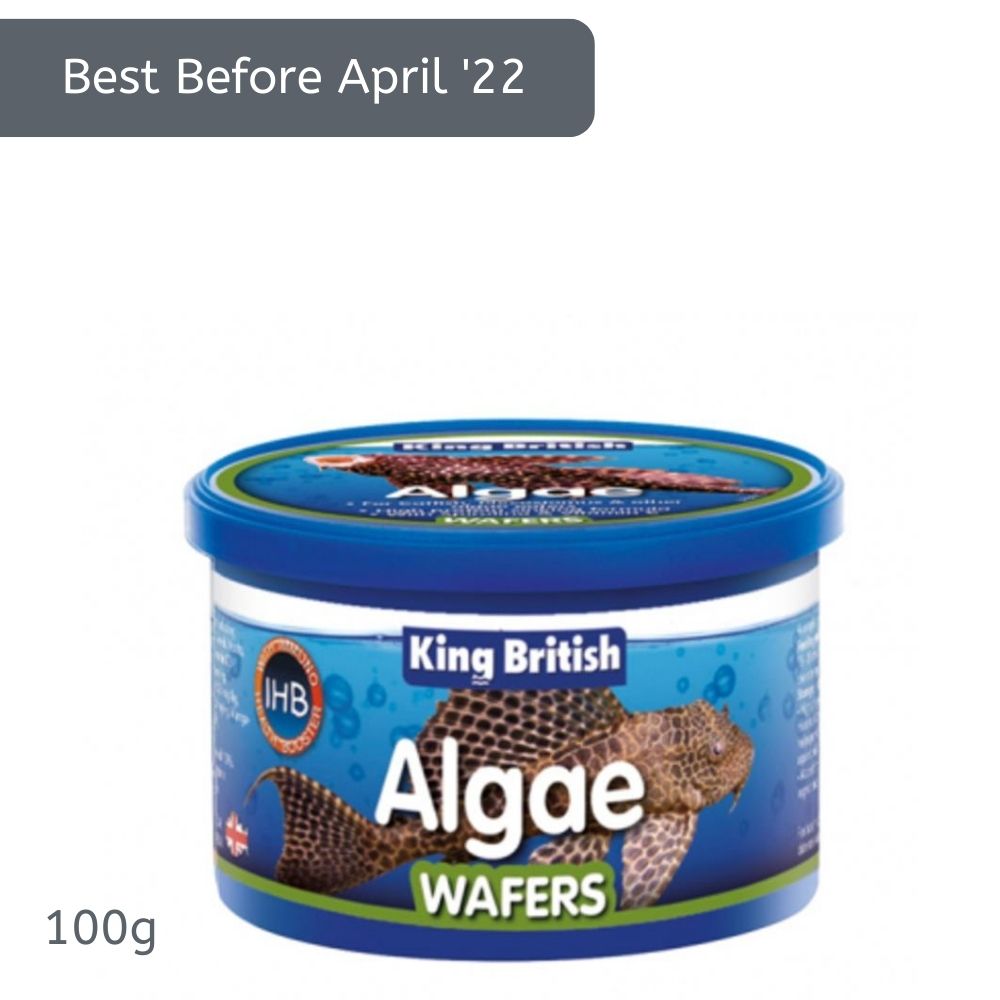 King British Algae Wafers 100g [BB 04-2022]