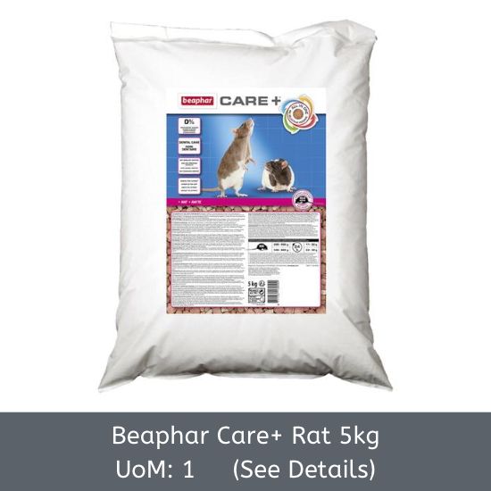 Beaphar CARE+ Rat Food 5kg [B2B]