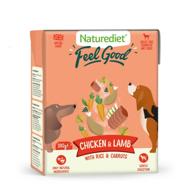 Naturediet Feel Good Chicken & Lamb 18 x 390g