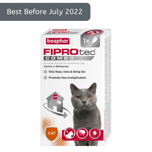 Beaphar FIPROtec Combo Cat Spot On 1pk [BB 07-22]