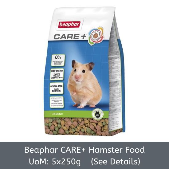 Beaphar CARE+ Hamster Food 5x250g [B2B]