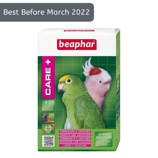 Beaphar Care+ Parrot & Cockatoo Food 1kg [BB 03-22]