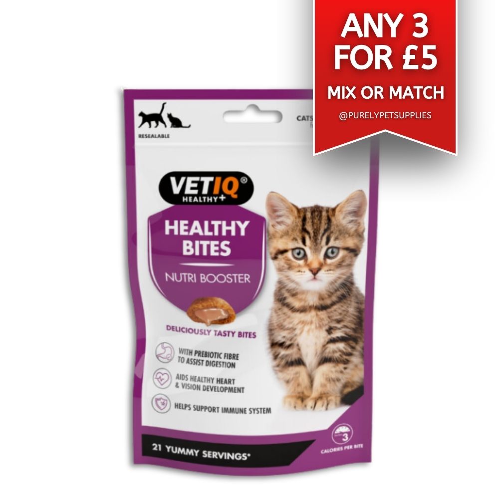 VetIQ Healthy Bites Cat Nutri Booster Offer 3 for £5