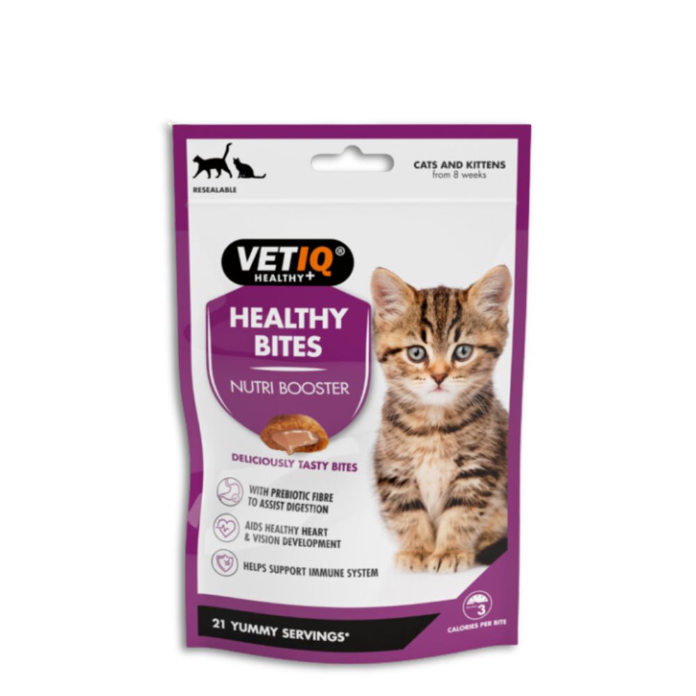 VetIQ Healthy Bites Nutri Booster Kitten Treats 65g