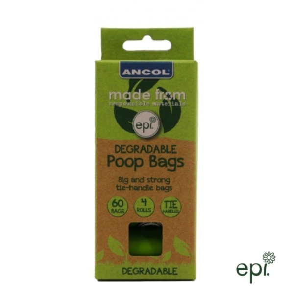 ANCOL epi Degradable Poop Bags 60pcs