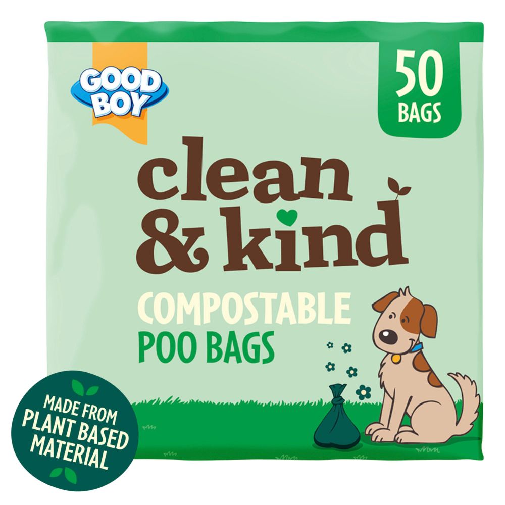 Good Boy C&K Compostable Poo Bags [with Tie Handles] 50pc