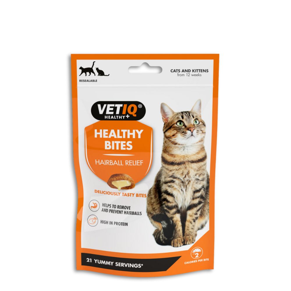 VetIQ Healthy Bites Hairball Remedy Treats 65g