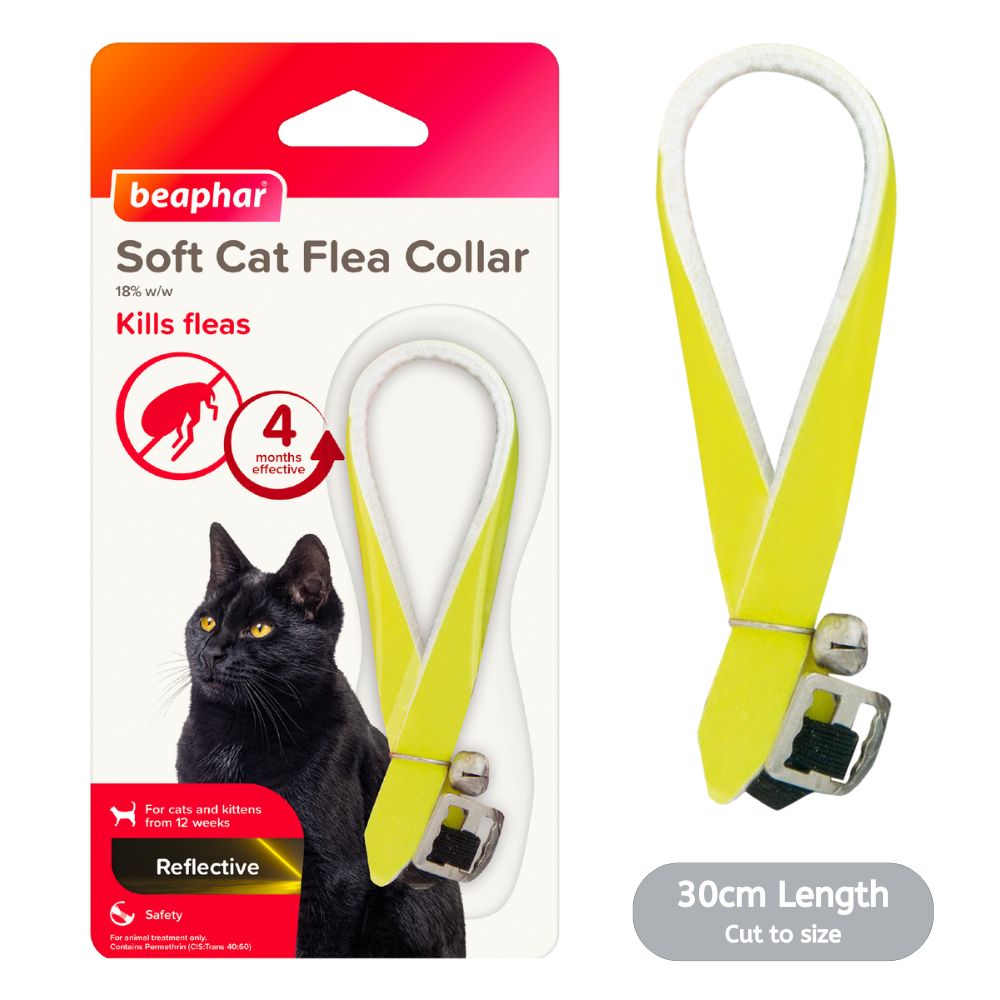 Beaphar Reflective Soft Cat Flea Collar 30cm