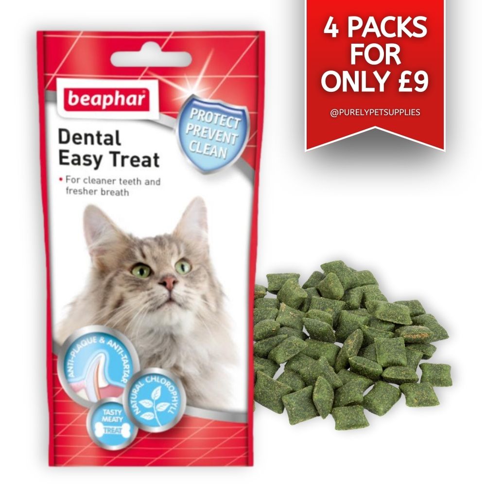 Beaphar Cat Dental Easy Treats 35g OFFER 4 for £9