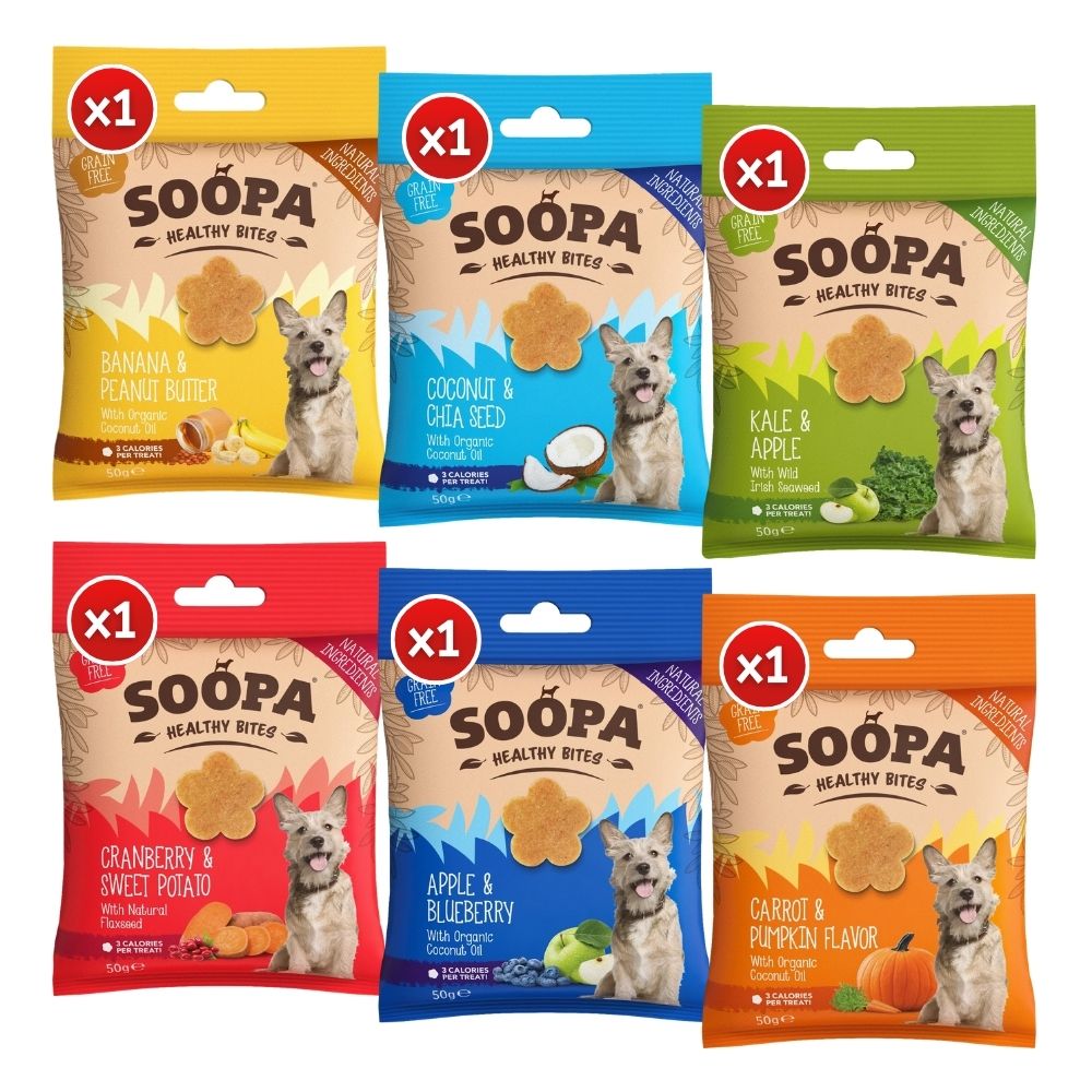 SOOPA Healthy Bites Treat Bundle 6x50g