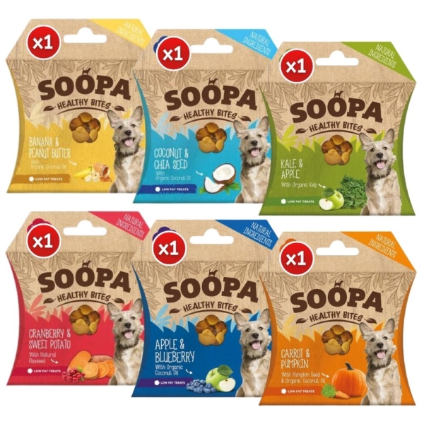 SOOPA Healthy Bites Treat Bundle 6x50g