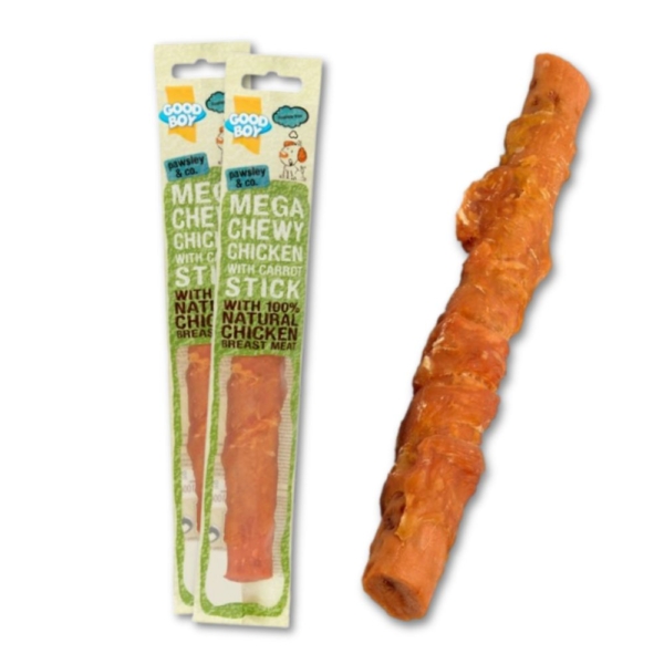 Good Boy Mega Chewy Chicken with Carrot Stick 22.5cm