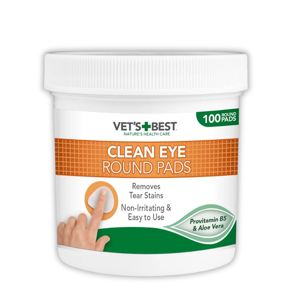 Vet's Best Clean Eye Round Pads 100pc