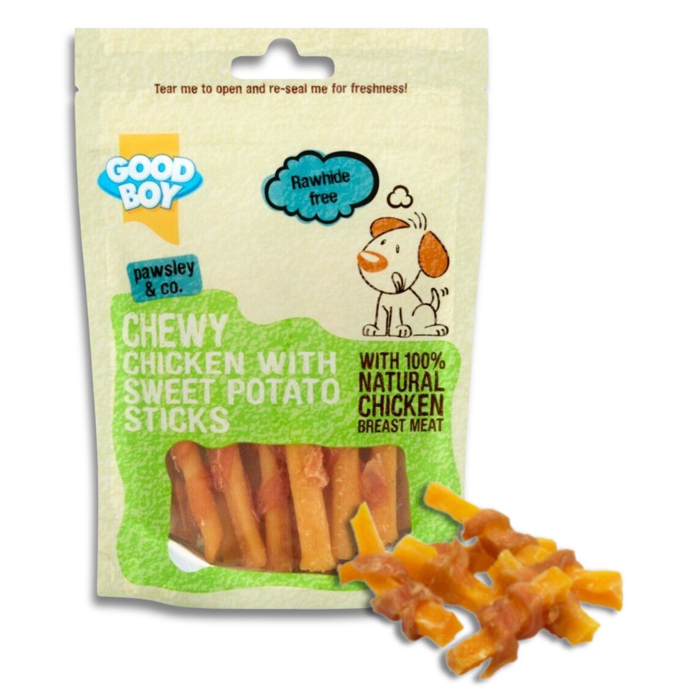 Good Boy Chewy Chicken with Sweet Potato Sticks 90g
