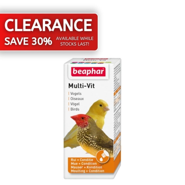 Beaphar MultiVit Bird Vitamin Drops 20ml