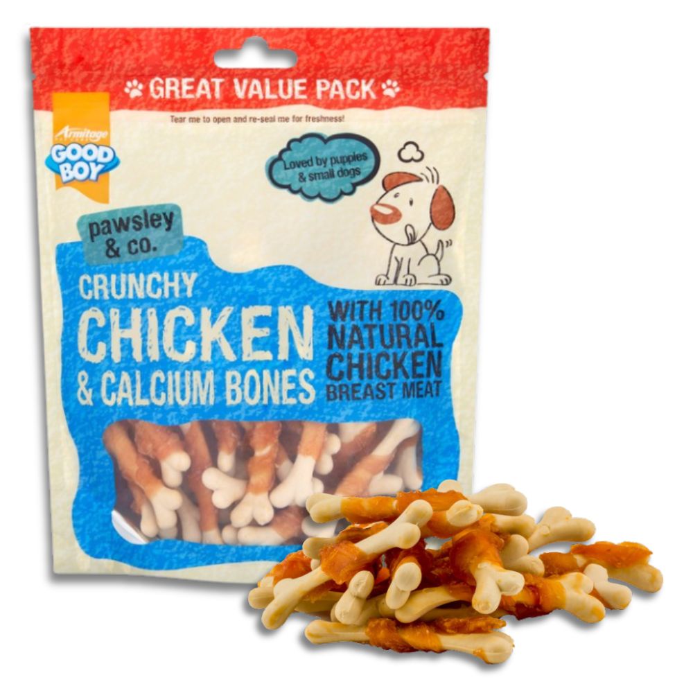 Good Boy Crunchy Chicken & Calcium Bones VALUE PACK 350g