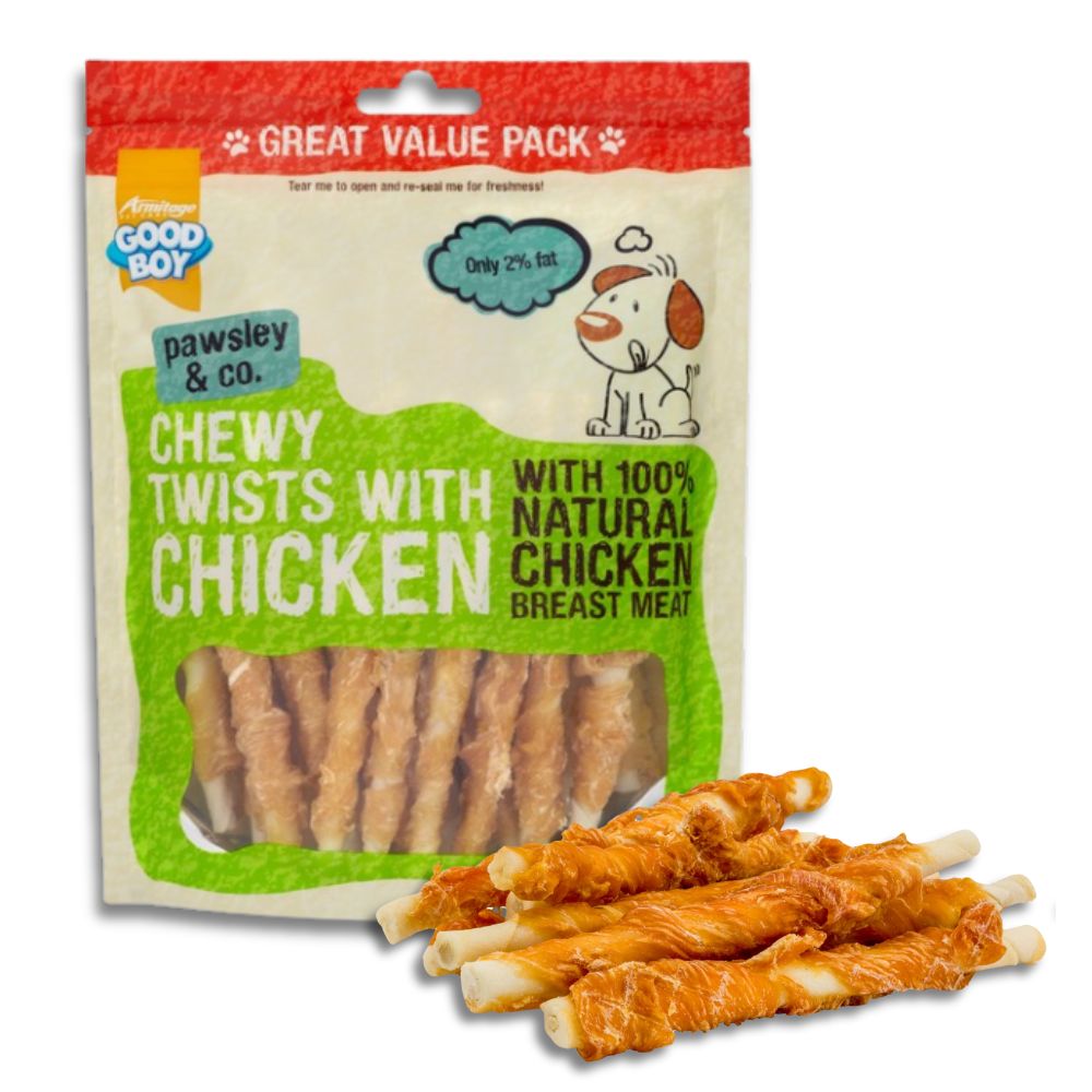 Good Boy Chewy Twists with Chicken 320g