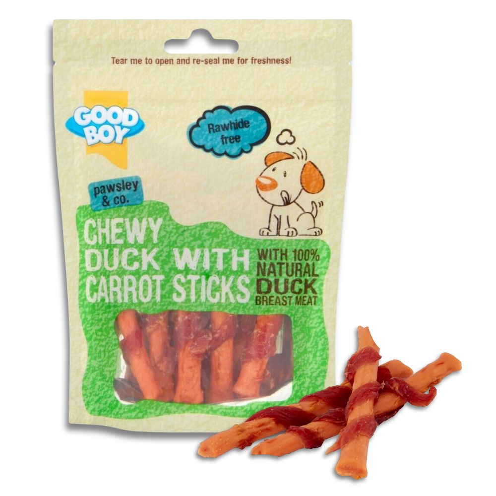Good Boy Chewy Duck with Carrot Sticks 90g