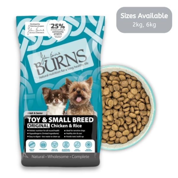 BURNS Toy & Small Breed Dog Food Chicken & Brown Rice