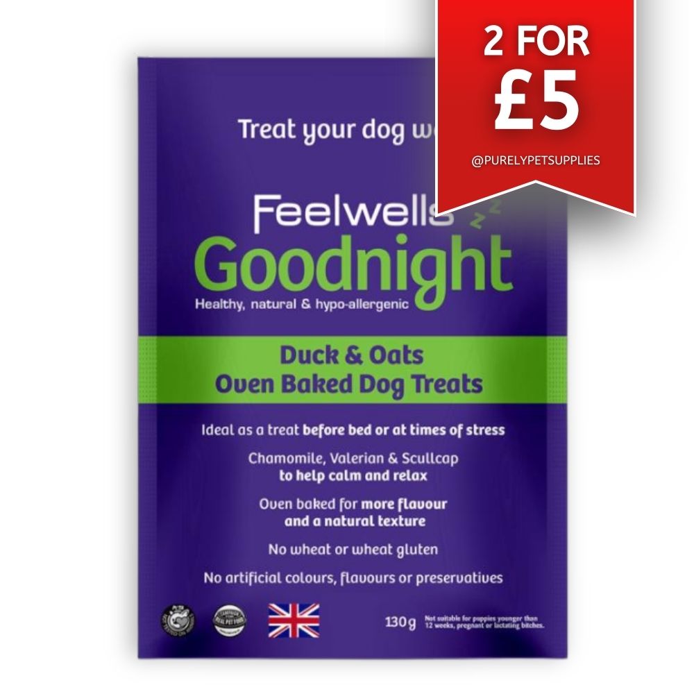 Feelwells Goodnight Treats Duck & Oats 130g DEAL 2 for £5