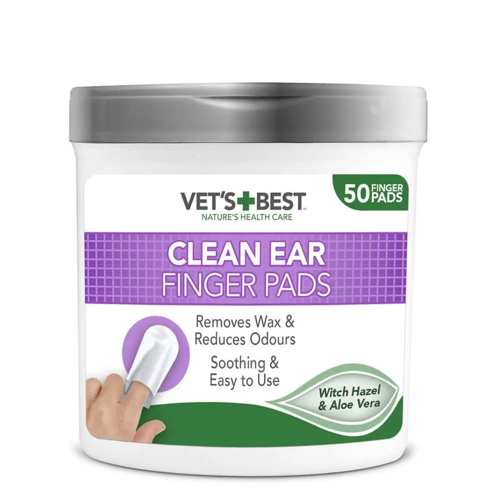 Vet's Best Clean Ear Finger Pads 50pcs