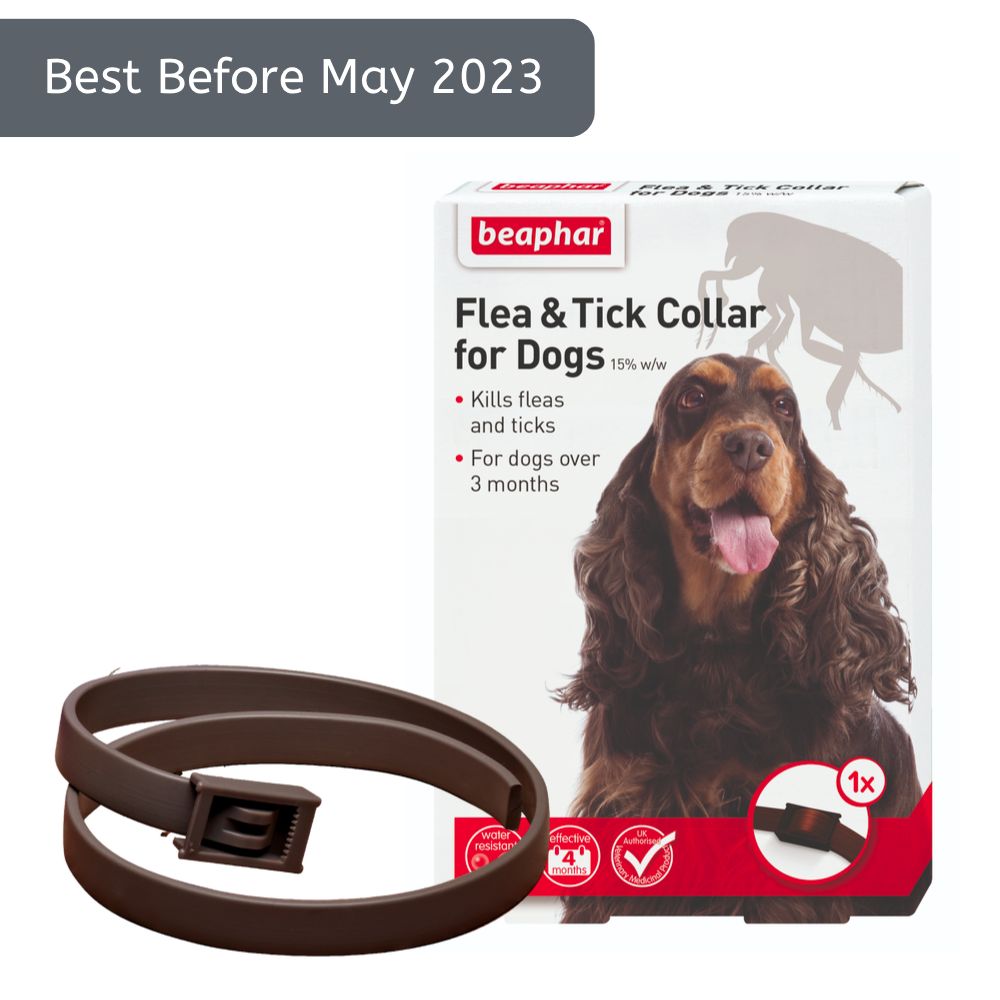 Beaphar Flea & Tick Collar for Dogs 65cm [BB 05-2023]