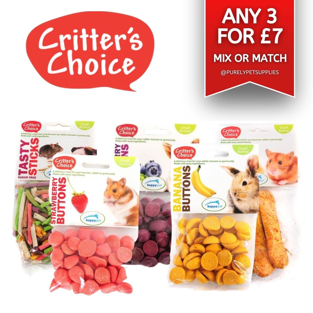 Critters Choice Selected Treats 3 for £7