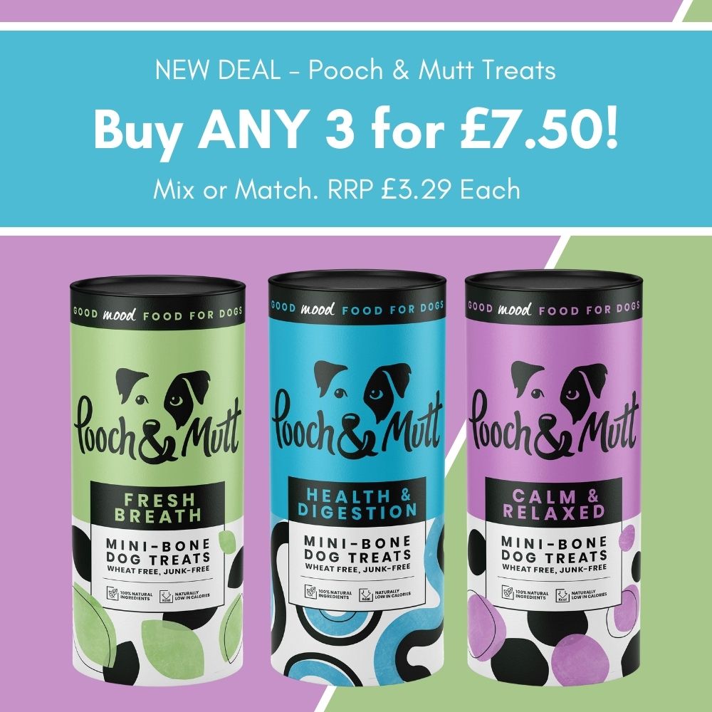 Pooch & Mutt Mini Bone Treats 3 for £7.50 (Mix & Match)