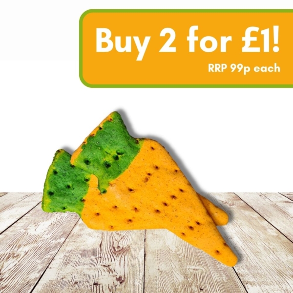 Carrot Cruncher Biscuits 2 for £1!