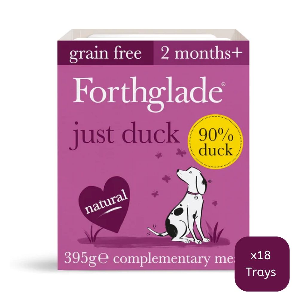 Forthglade Just Duck Wet Trays 18x395g