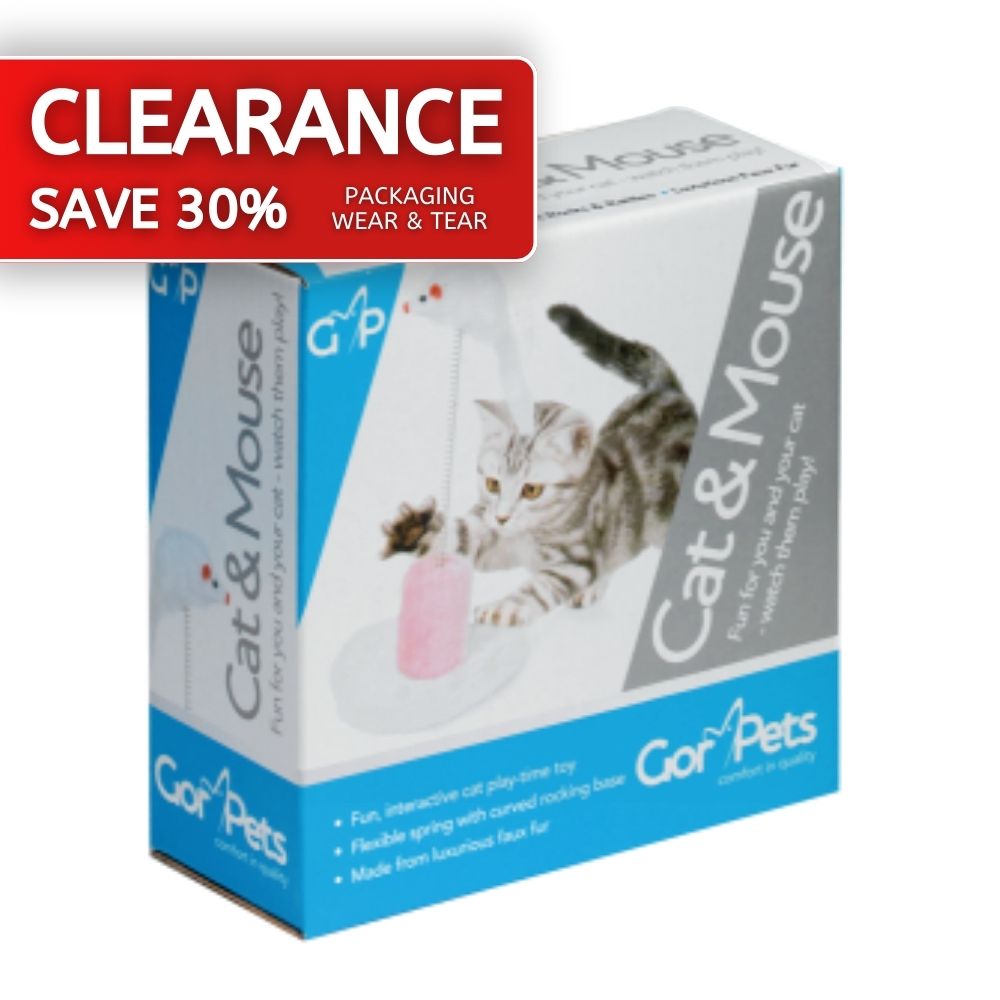 Gor Pets Cat & Mouse Island Toy Clearance Packaging Wear & Tear