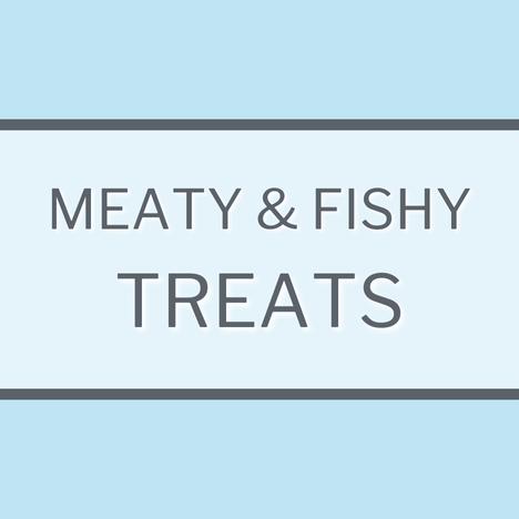 Meaty & Fishy Treats Category Image Link Dogs