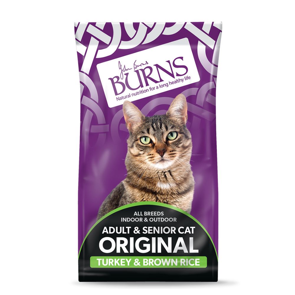 BURNS Cat Food Original Turkey & Brown Rice 1.5kg