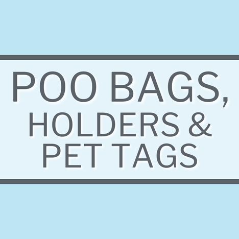 Poo Bags Holders & Pet Tags Dog Accessories Category Image Link