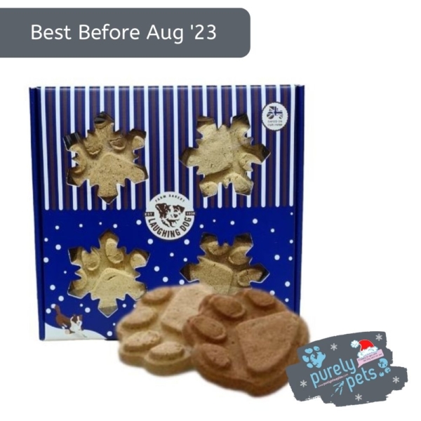 Laughing Dog Peanut Butter Paws 12pk [BB Aug-23]