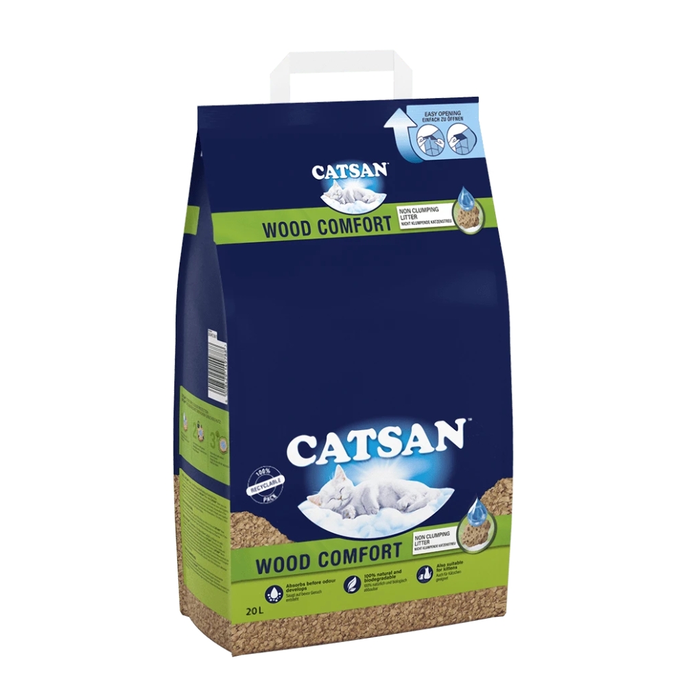 CATSAN Wood Comfort Litter 20L